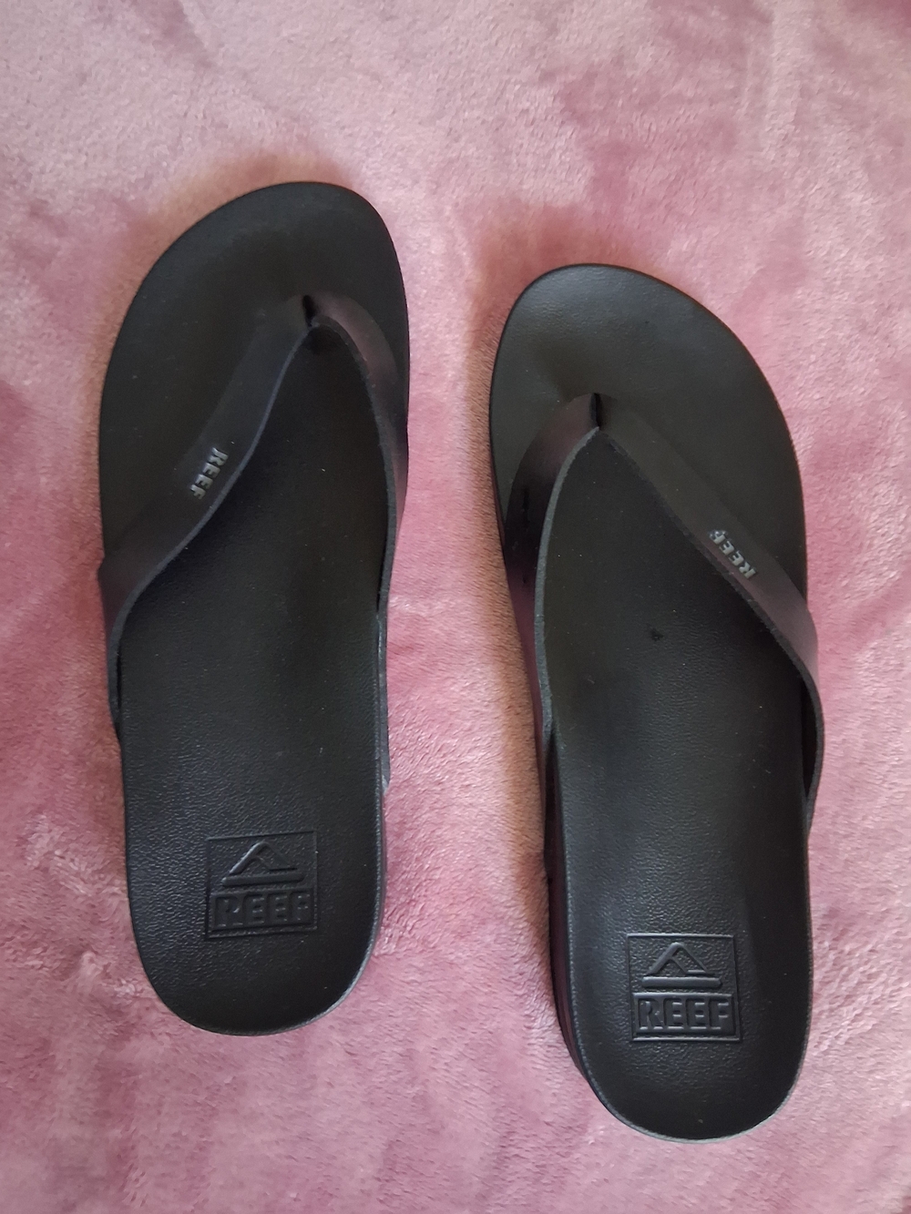 Reef Black Flip Flop Sandals